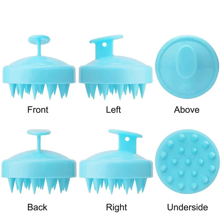 Hair Scalp Massager, Oil Brush with Soft Silicon Bristles Waterproof Easy to Use for All Hair Type